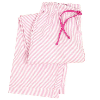 KIP. Women's Premium Cotton Classic Pajama Set in Lily White